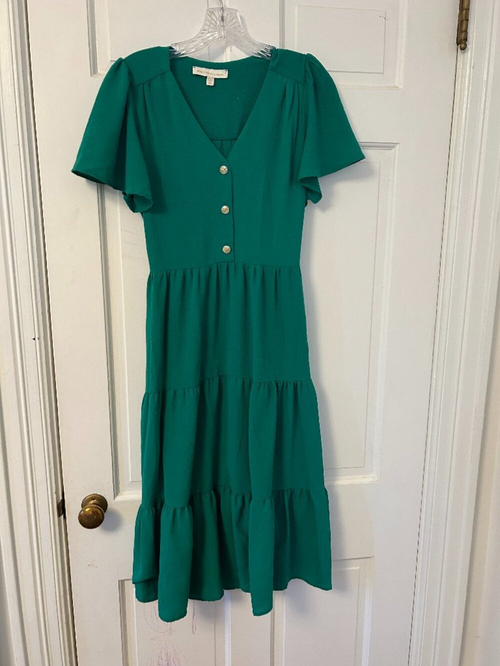 Monteau Los Angeles Green Maxi Dress Size XS